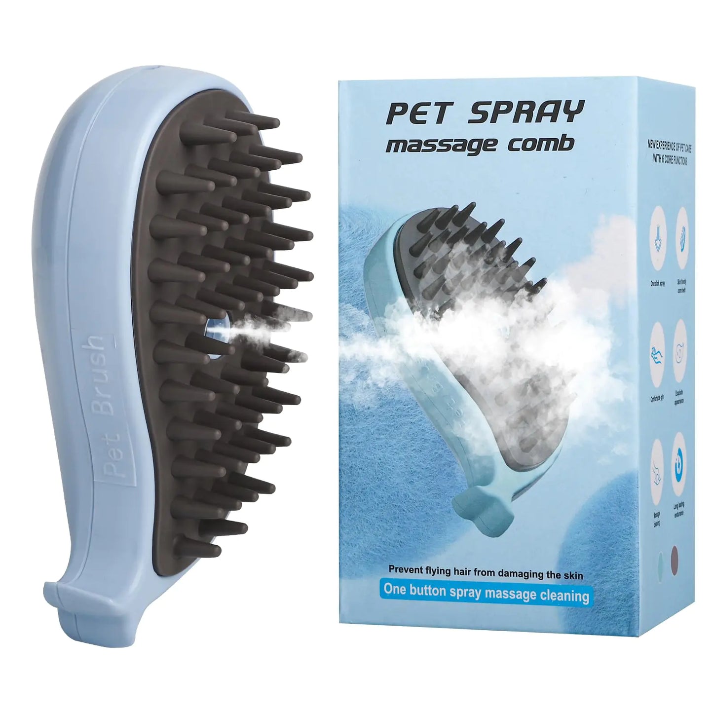 Steam Brush For Shedding: Rechargeable